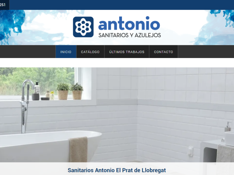 Diseño Web Sanitarios Antonio