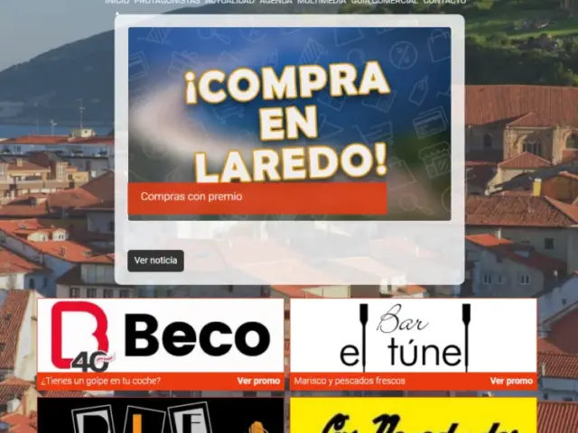 Página web de De Laredu Lin — diseño web de aColor