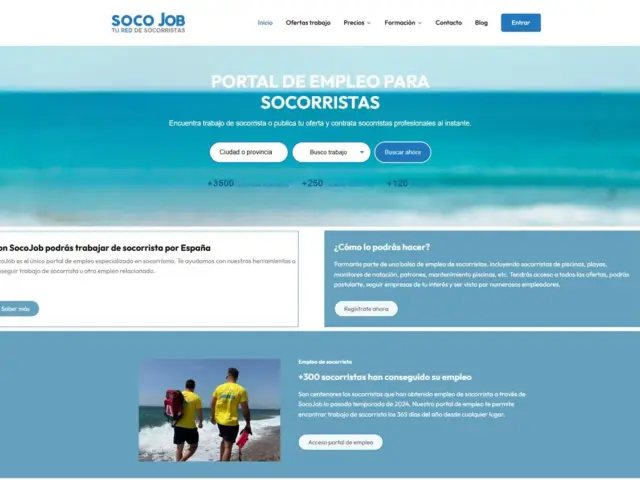 SocoJob · portal de empleo — desarrollo de software de aColor